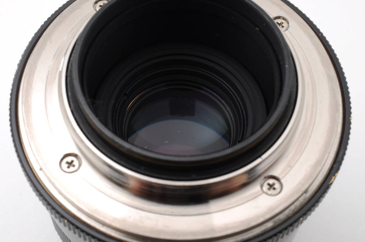 フォクトレンダー VOIGTLANDER COLOR-HELIAR 75mm f2.5 MC Lマウント MF 一眼カメラレンズ フード付 管K6743の画像9
