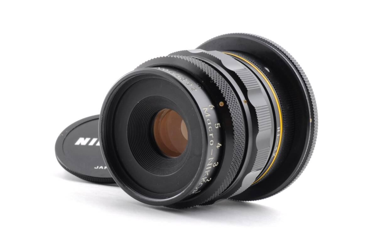 ニコン Nikon Macro-NIKKOR 65mm f4.5 HL-5X Nippon Kogaku 日本光学 L-Fリング付 顕微鏡用 高倍率マクロレンズ 管K6844_画像1