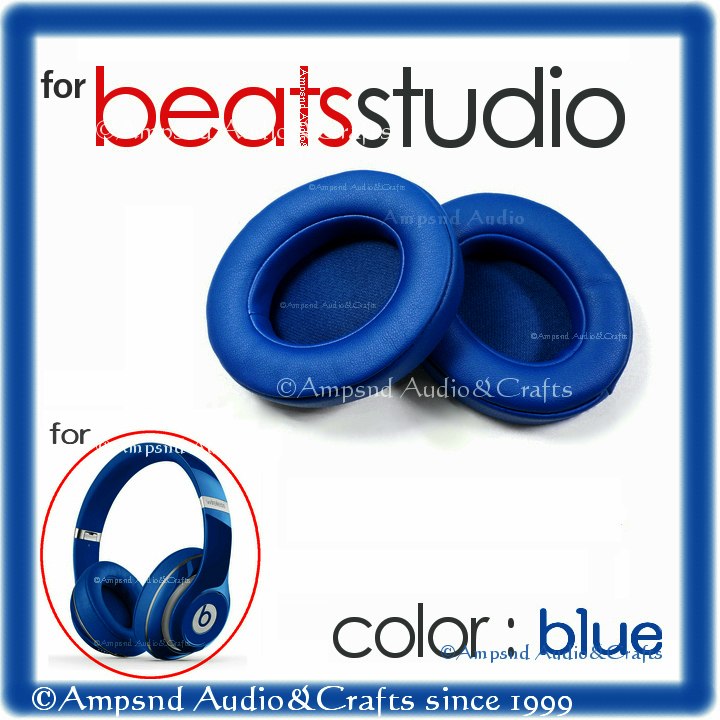送料無料◆ビーツ studioイヤーパッド◆ブルー◆Studio2 Studio3 V2 B0500 B0501/青/Beats イヤークッション ヘッドホン イヤパッド 交換