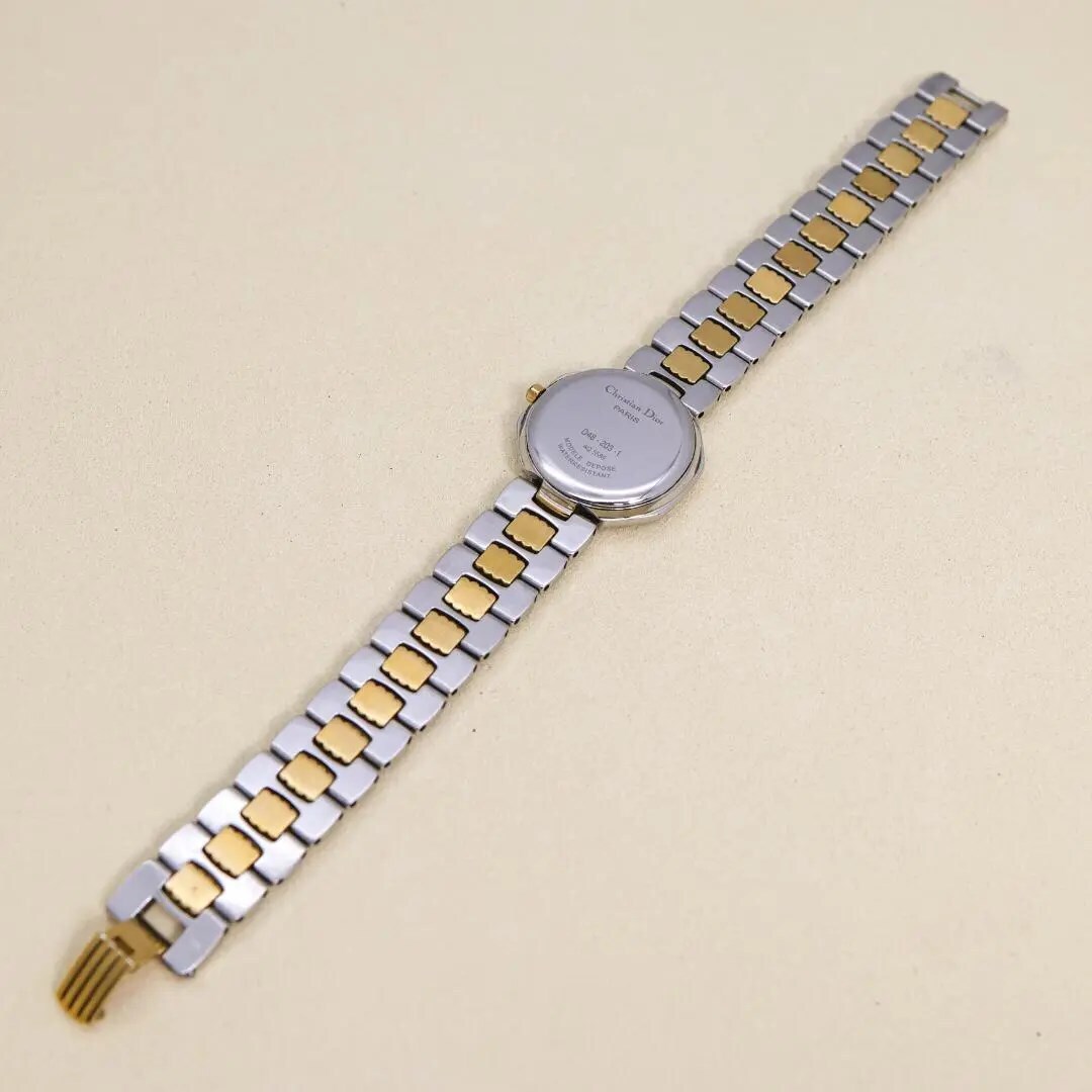 《美品》Christian Dior 腕時計 ストーンインデックス オクタゴンy 