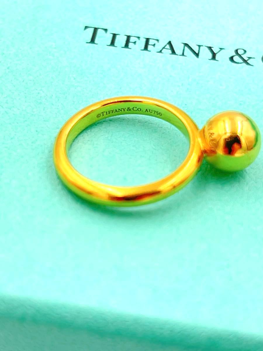 TIFFANY&Co ティファニー ハードウェアボール リングYG 7号 TIFFANY&Co ティファニー ハードウェアボール リングYG 7号