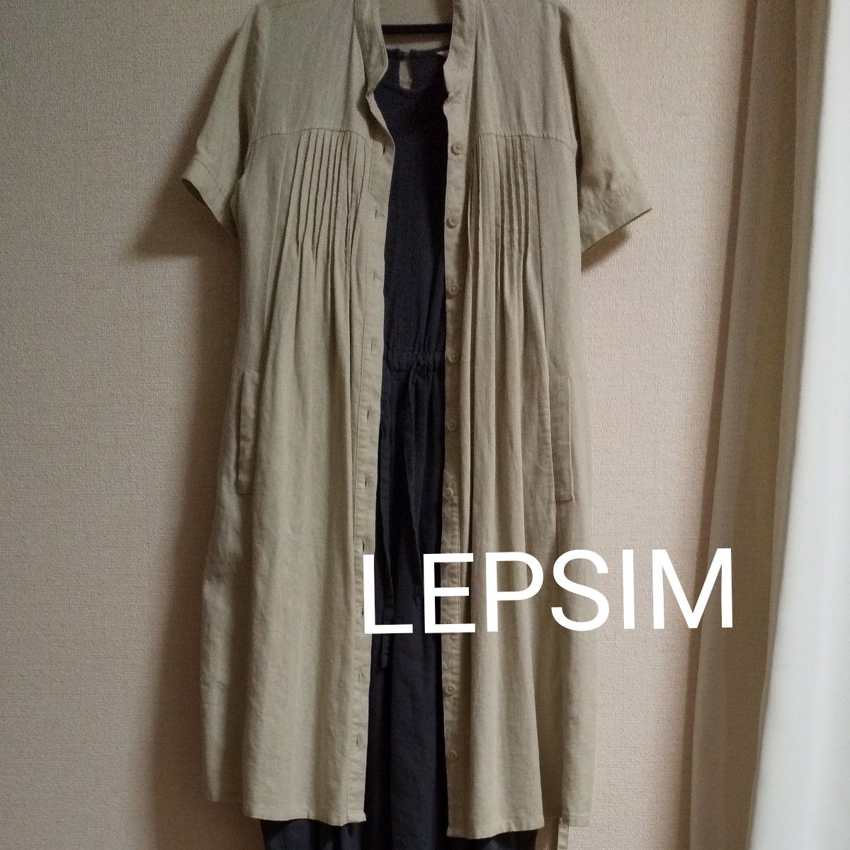 LEPSIM リネン混 ワンピース