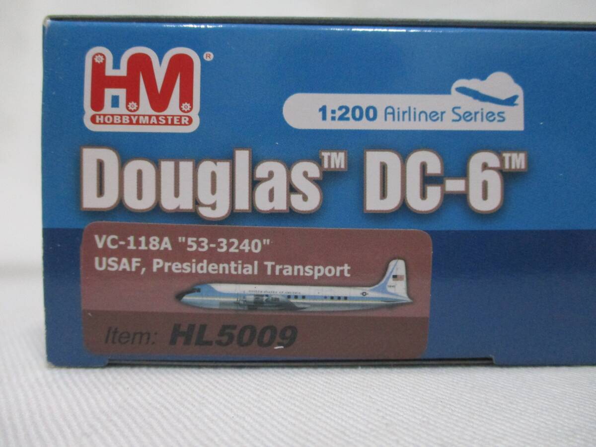 HOBBY MASTER 1/200 Douglas DC-6 USAF Presidential Transport VC-118A 53-3240の画像2