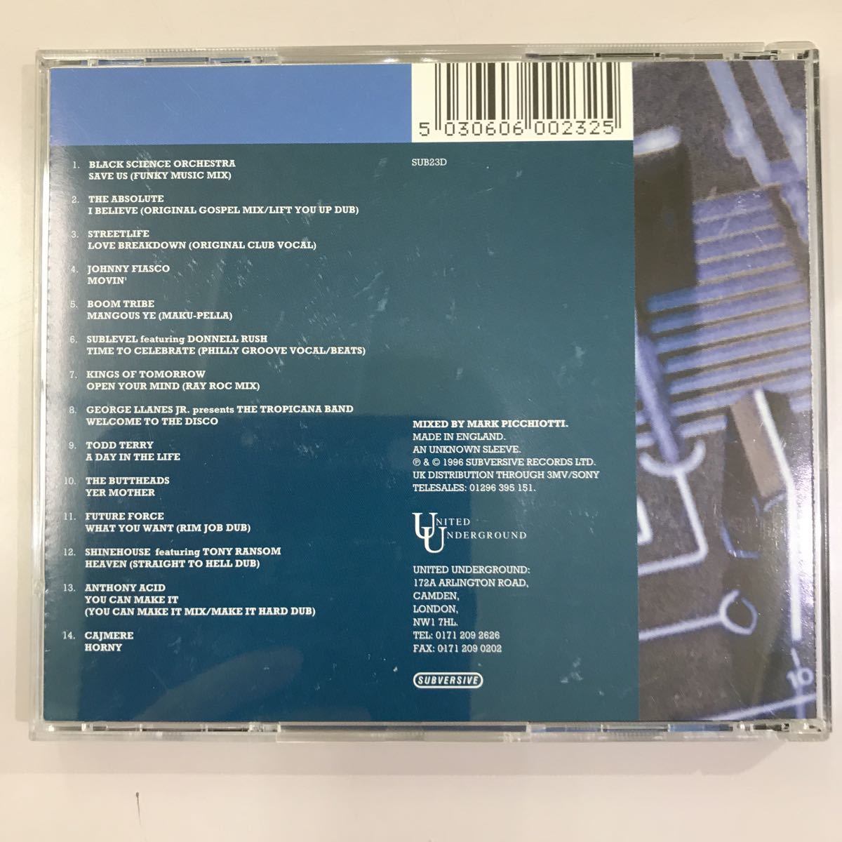 CD 中古☆【洋楽】CHICAGO IN THE MIX/MARK PICCHIOTTI