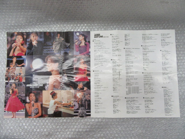 DVD/中森明菜/The 8th Anniversary AKINA EAST LIVE INDEX-XXⅢ/WPBL-90065/1989の画像5