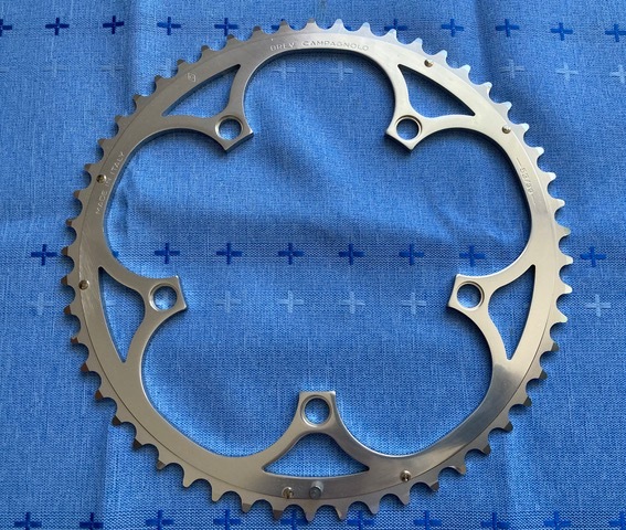 カンパニョーロ(Campagnolo) チェーンリング RECORD(レコード) 9速アウター用53T PCD135_表面全体