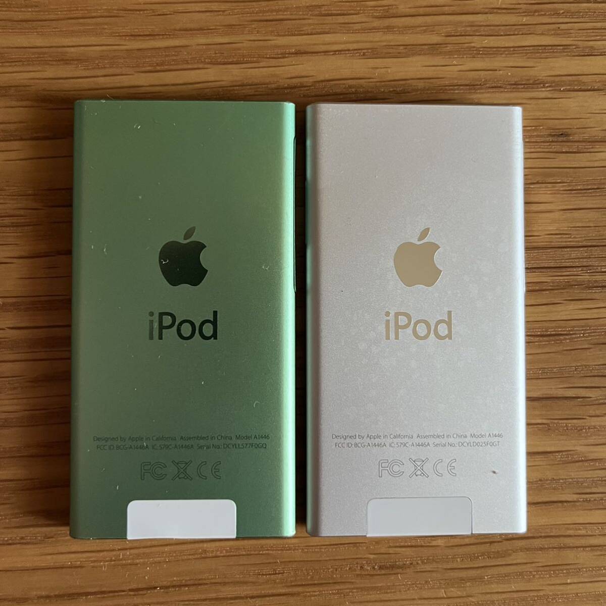 【Apple アップル】iPod nano 第7世代 MD480J / MD478J 16GB 銀 緑 2台セット まとめ売り 本体のみ_画像5
