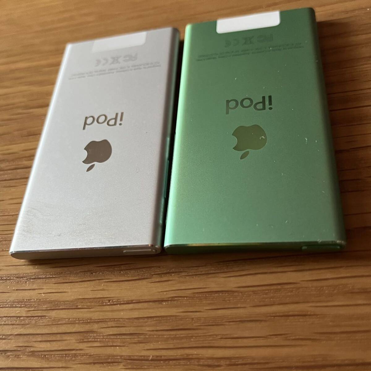 【Apple アップル】iPod nano 第7世代 MD480J / MD478J 16GB 銀 緑 2台セット まとめ売り 本体のみ_画像8