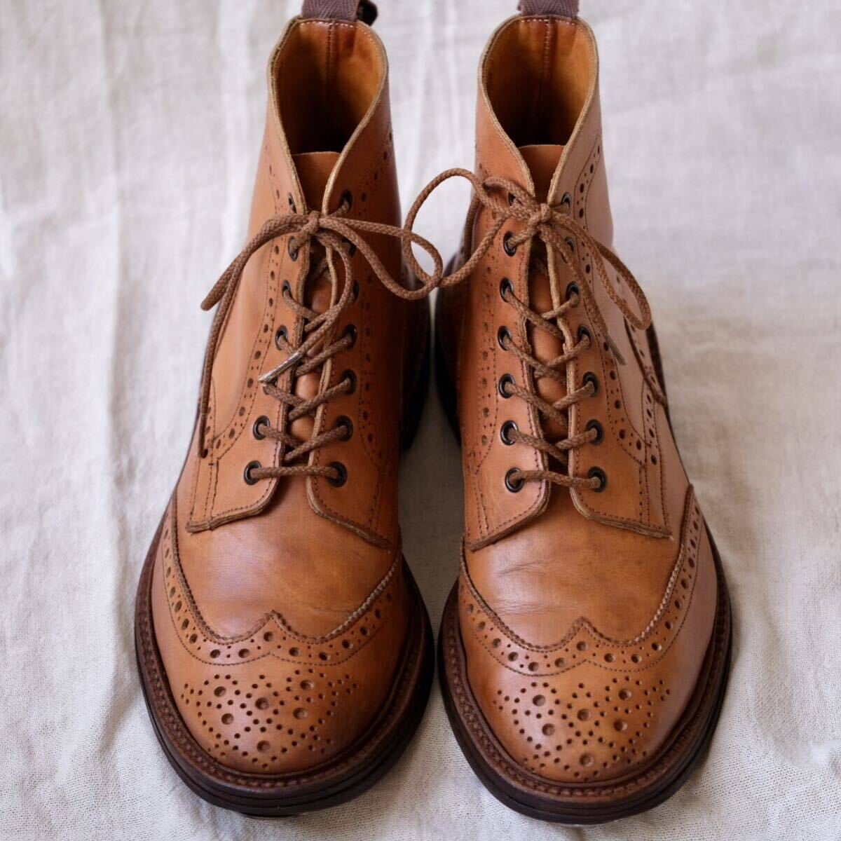 Tricker'sトリッカーズ×REAL SCOPE別注 カントリーブーツ茶7 1/2