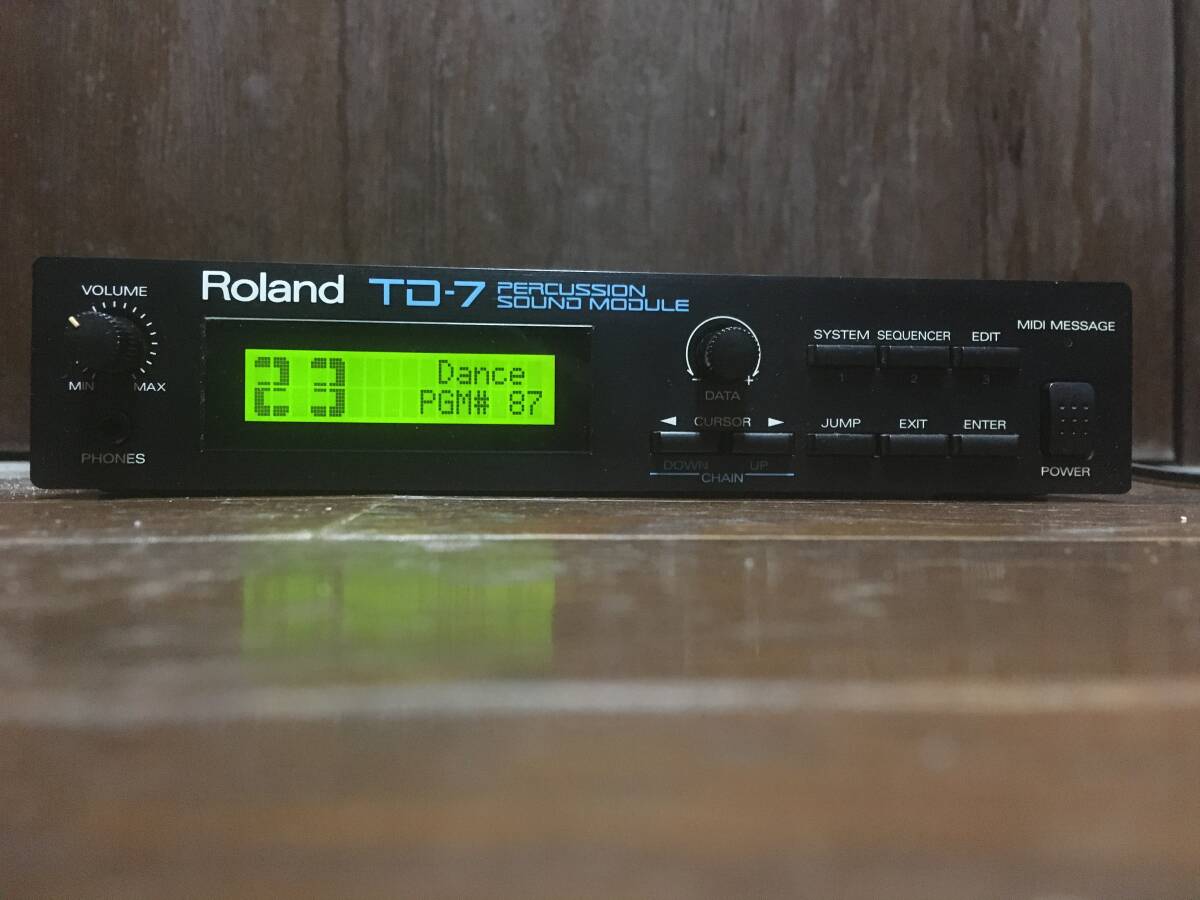 ■■Roland ローランド ドラムマシン Model : TD-7 現状渡し_画像1