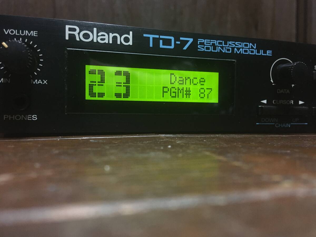 ■■Roland ローランド ドラムマシン Model : TD-7 現状渡し_画像4