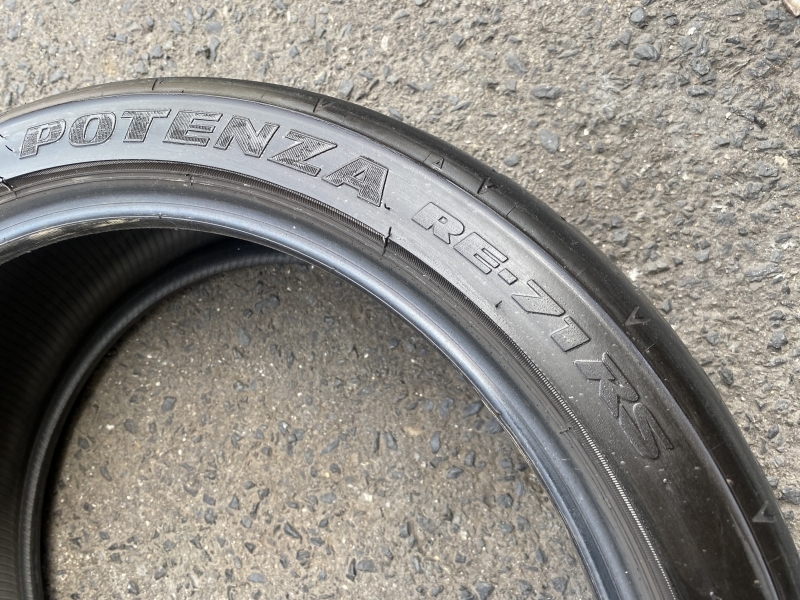 225/40R19 2本 ブリヂストン ポテンザ POTENZA RE-71RS 2022年製造 シビック タイプR スープラ フェアレディＺ　シルビア_画像2