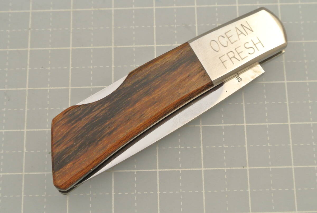 ビンテージナイフ Gerber Silver Knight 200A Wood handleの画像6