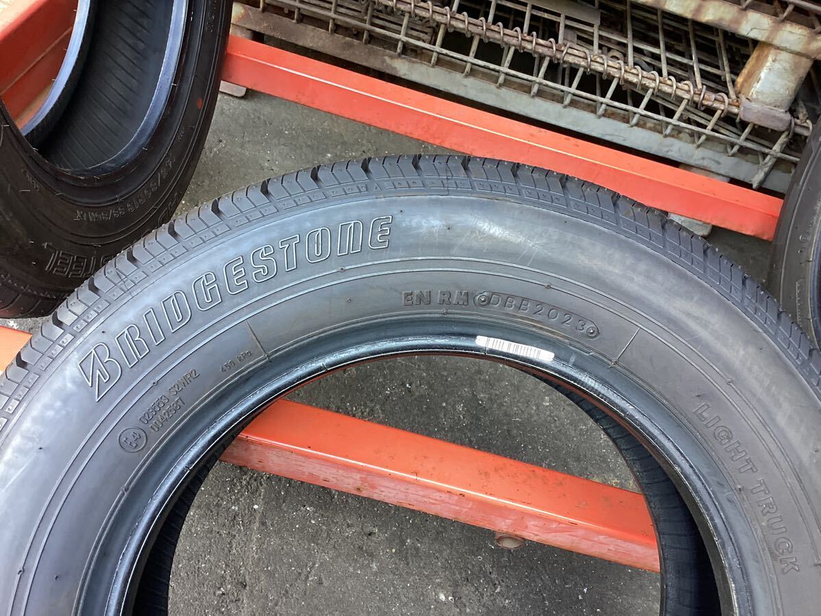 新車外し 145/80R13 88/86N LT 2本 ブリヂストン RD-613 STEEL 中古 (102718K1601) 145R13 8PR ライトトラック 貨物 バンの画像5