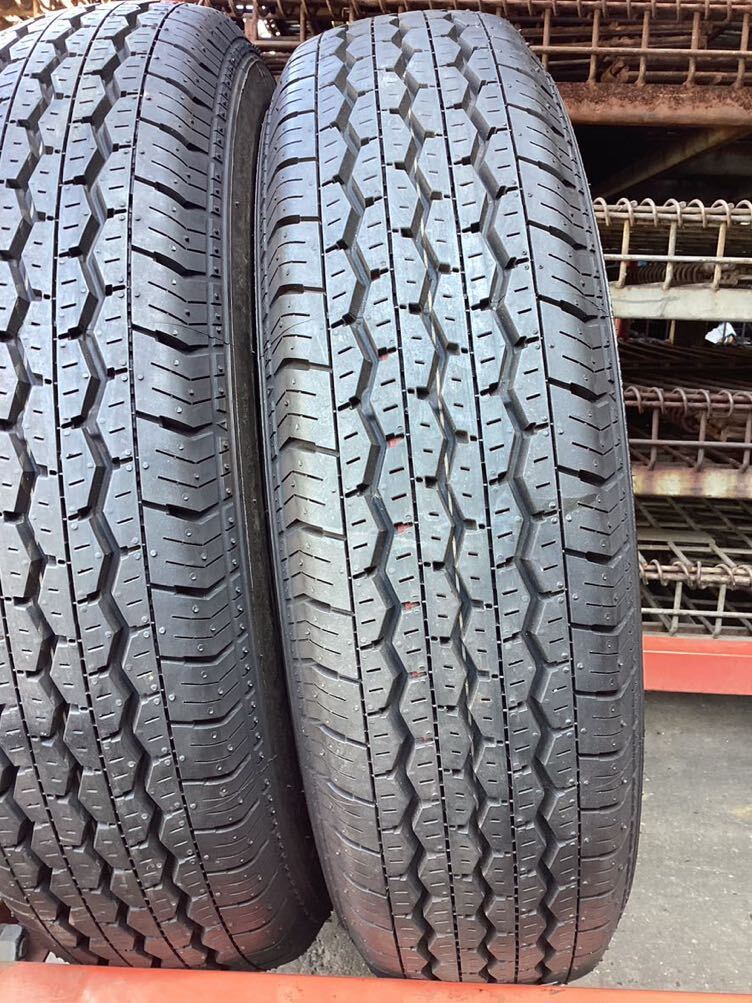 新車外し 145/80R13 88/86N LT 2本 ブリヂストン RD-613 STEEL 中古 (102718K1601) 145R13 8PR ライトトラック 貨物 バンの画像3