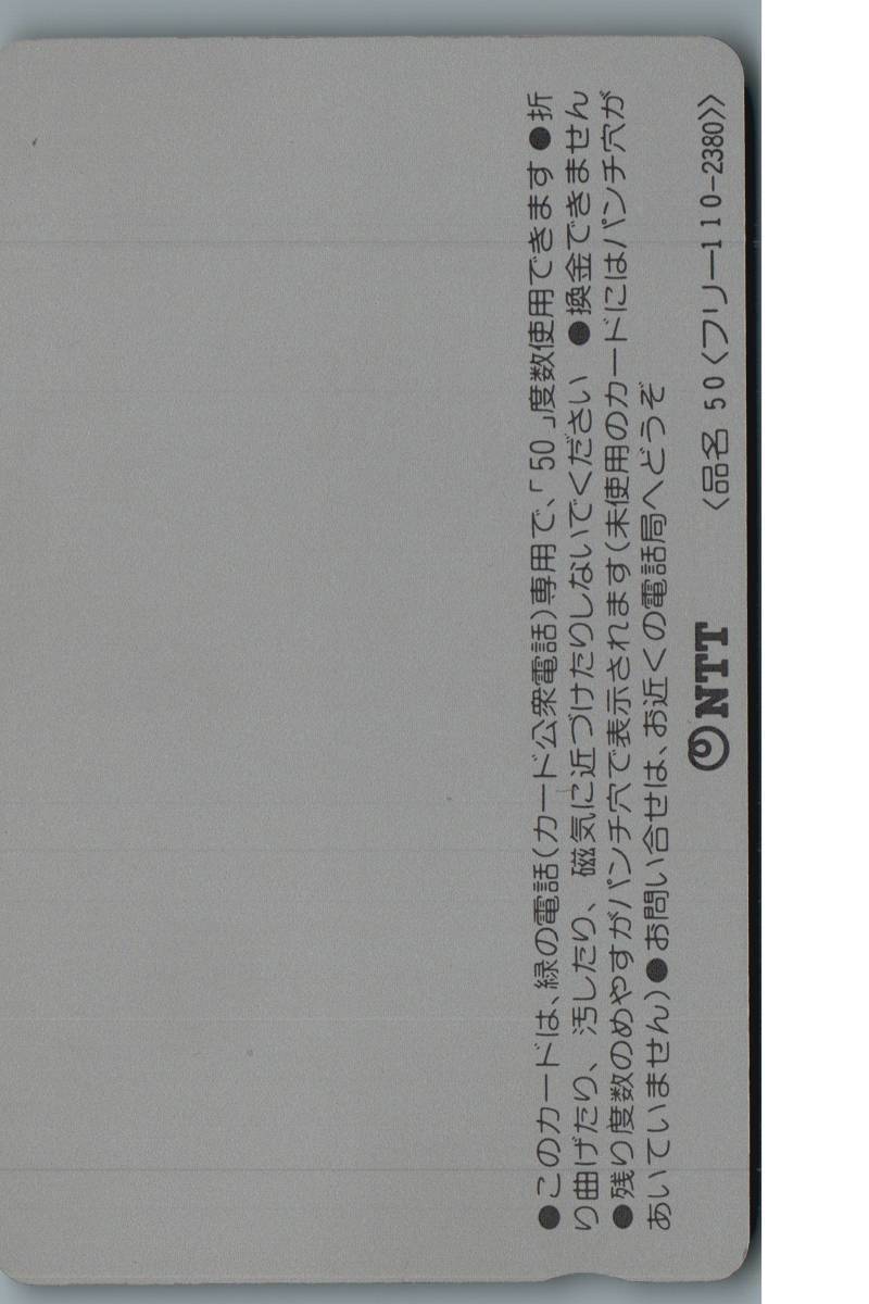 【未使用】中森明菜　テレホンカード テレカ⑧　-15-_画像2