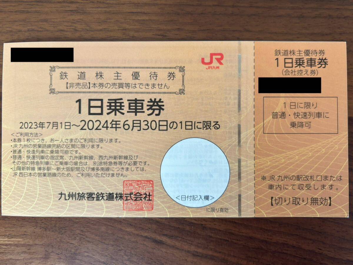 九州旅客鉄道株式会社 株主優待券_画像1