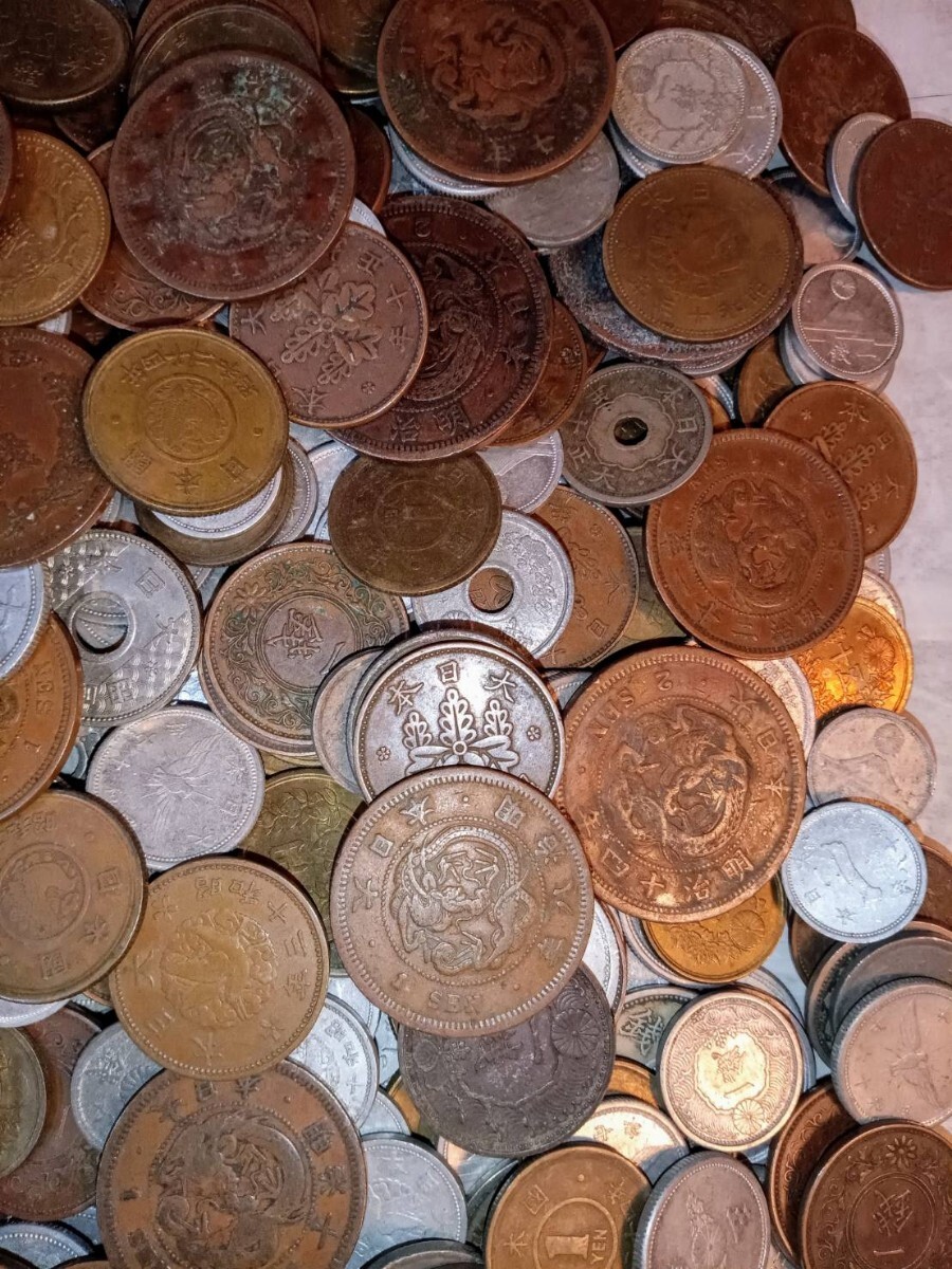 428 1円～ 2.52kg 未選別日本古銭各種大量おまとめ の画像5