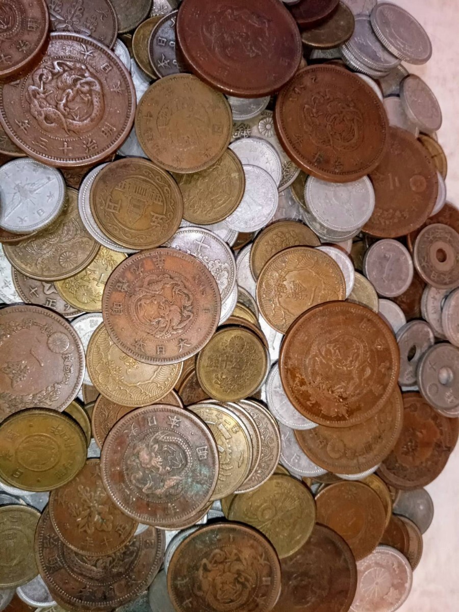 428 1円～ 2.52kg 未選別日本古銭各種大量おまとめ の画像7
