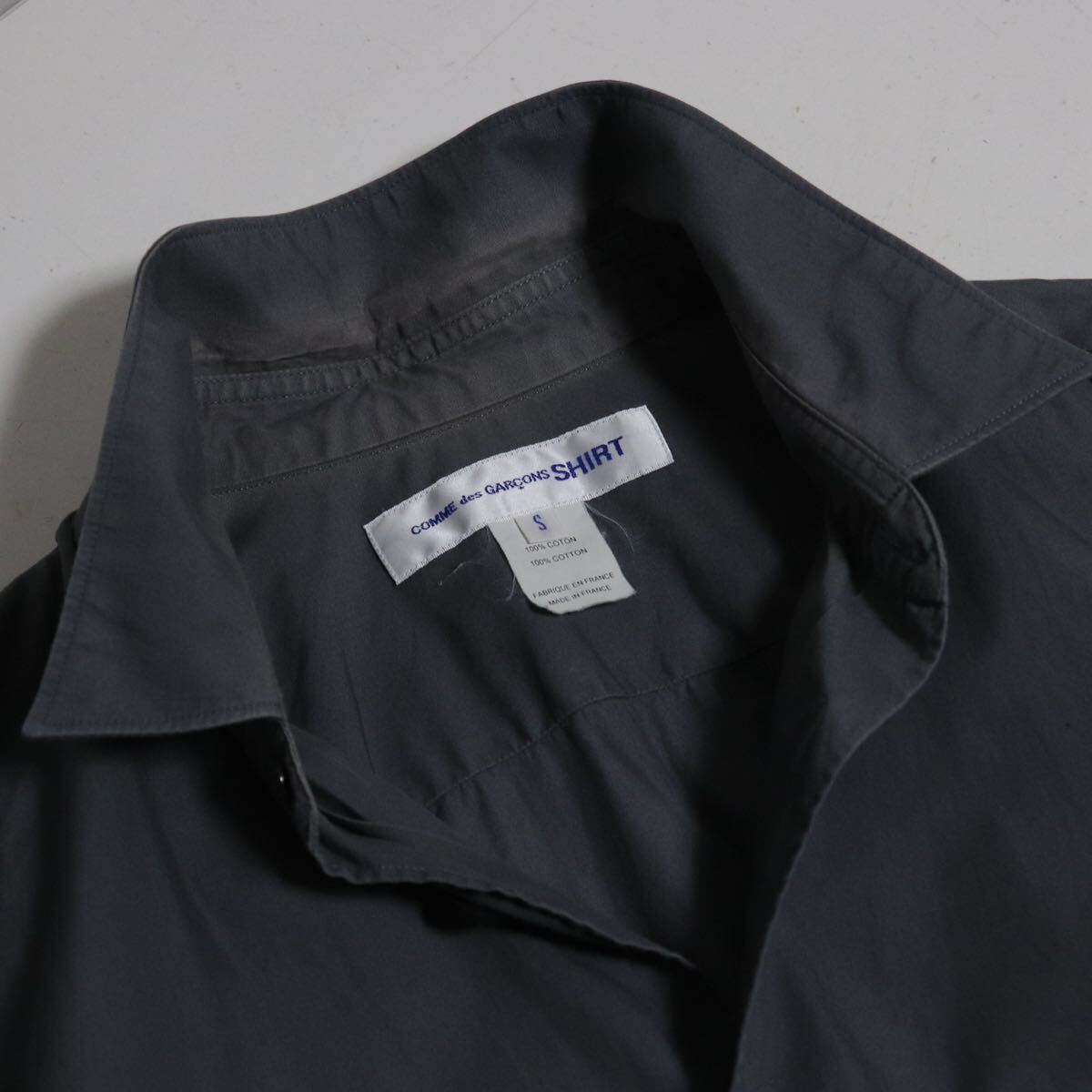 トレンド【comme des garcons shirt コムデギャルソン】フランス製 vintage/シャツ 長袖シャツの画像7