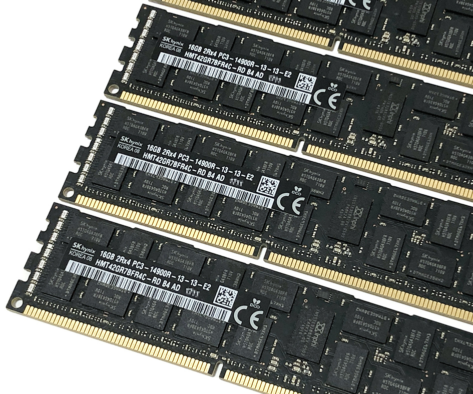 Apple純正 MacPro Late2013用 メモリ (2012・2010・2009にも対応) 16GBx4枚 計64GB DDR3 PC3 14900R(1866MHz) ECC REG /動作保証あり_画像2