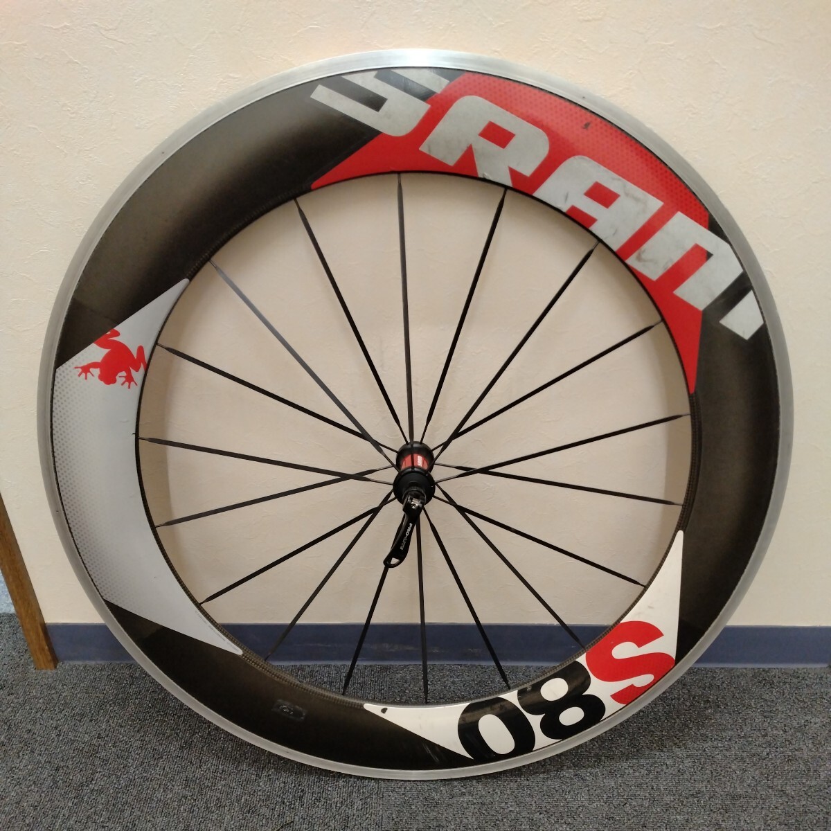 SRAM S80 ピスト フロントホイール カーボン 絶版品 レア