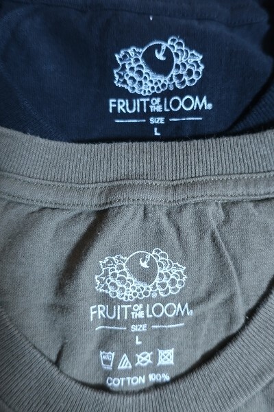 6-4186A/フルーツオブザルーム 半袖ポケットTシャツ 2枚セット Fruit of the Loom　_画像2