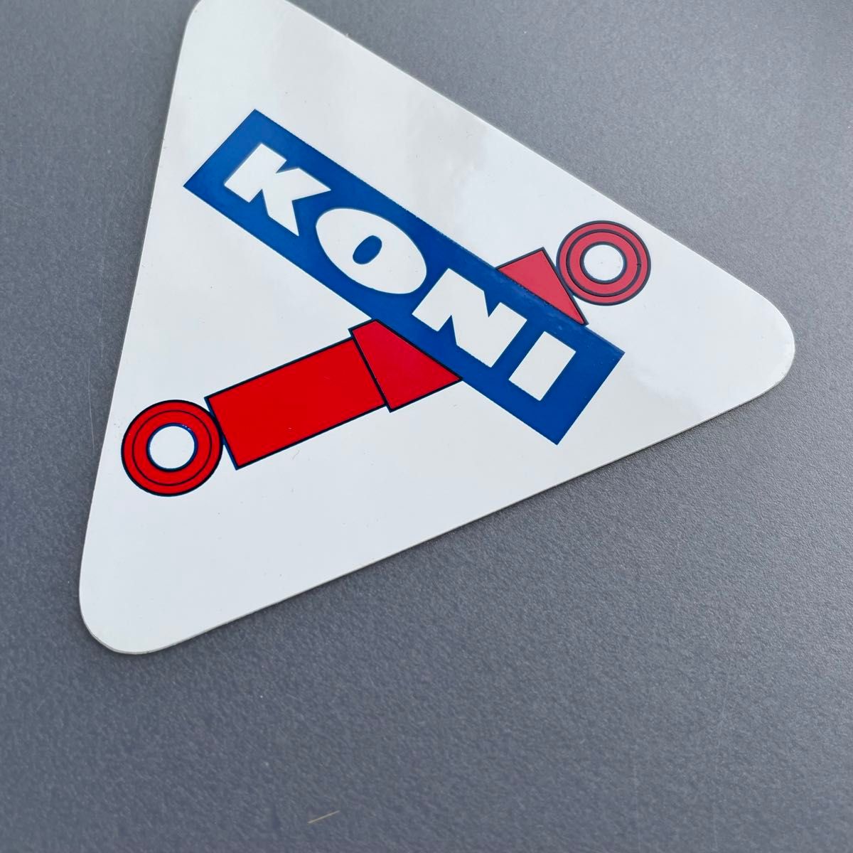 KONI コニーステッカー2枚　未使用 当時物　1980年代　デッドストック 旧車バイクサスペンションレーシング　ビンテージ
