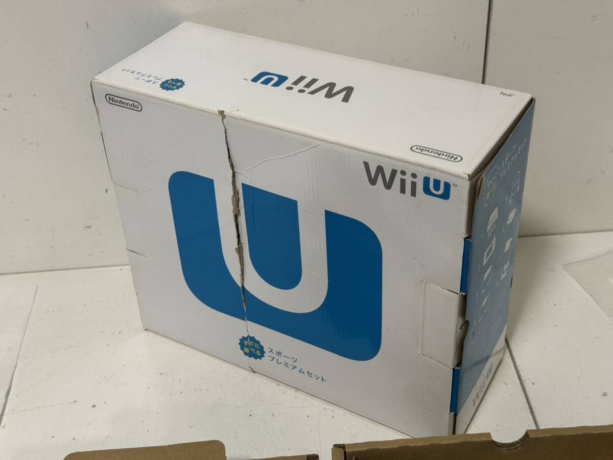 [ nintendo Wiiu корпус комплект [ спорт premium комплект ] белый 32GB игра накладка адаптер Wii спорт kla яркий ]