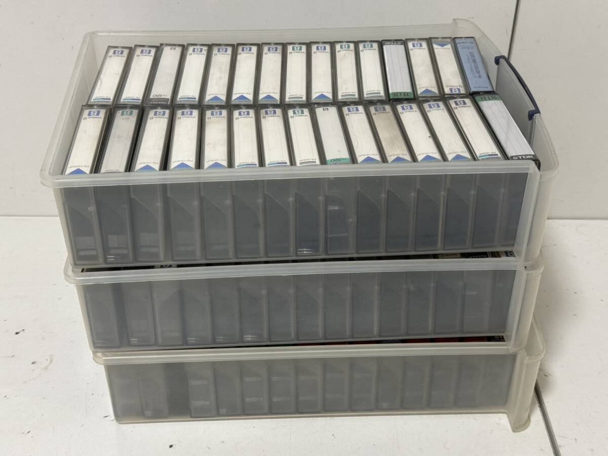 【8ミリ ビデオテープ 本体 大量まとめ売り 50本 セット SONY TDK maxell 等 8㎜ビデオテープ ビデオカメラテープ】の画像6