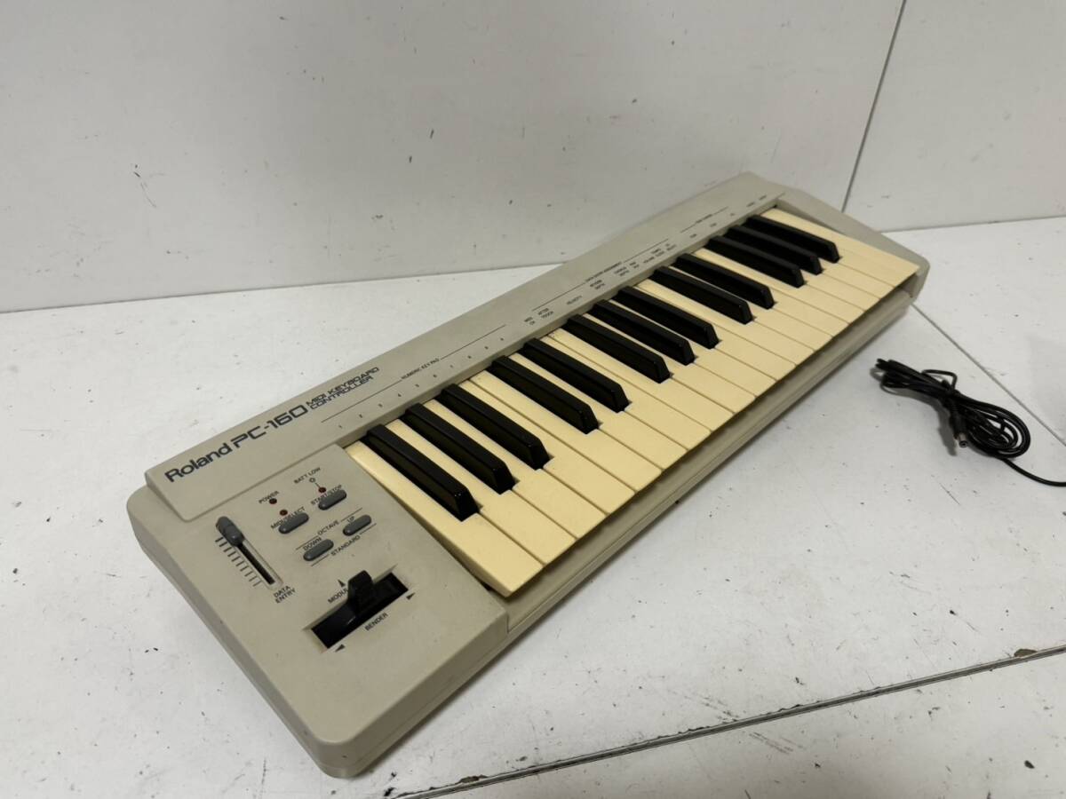 【Roland PC-160 本体 MIDI Keyboard ローランド キーボード アダプタ BOSS PSA-100G】の画像5