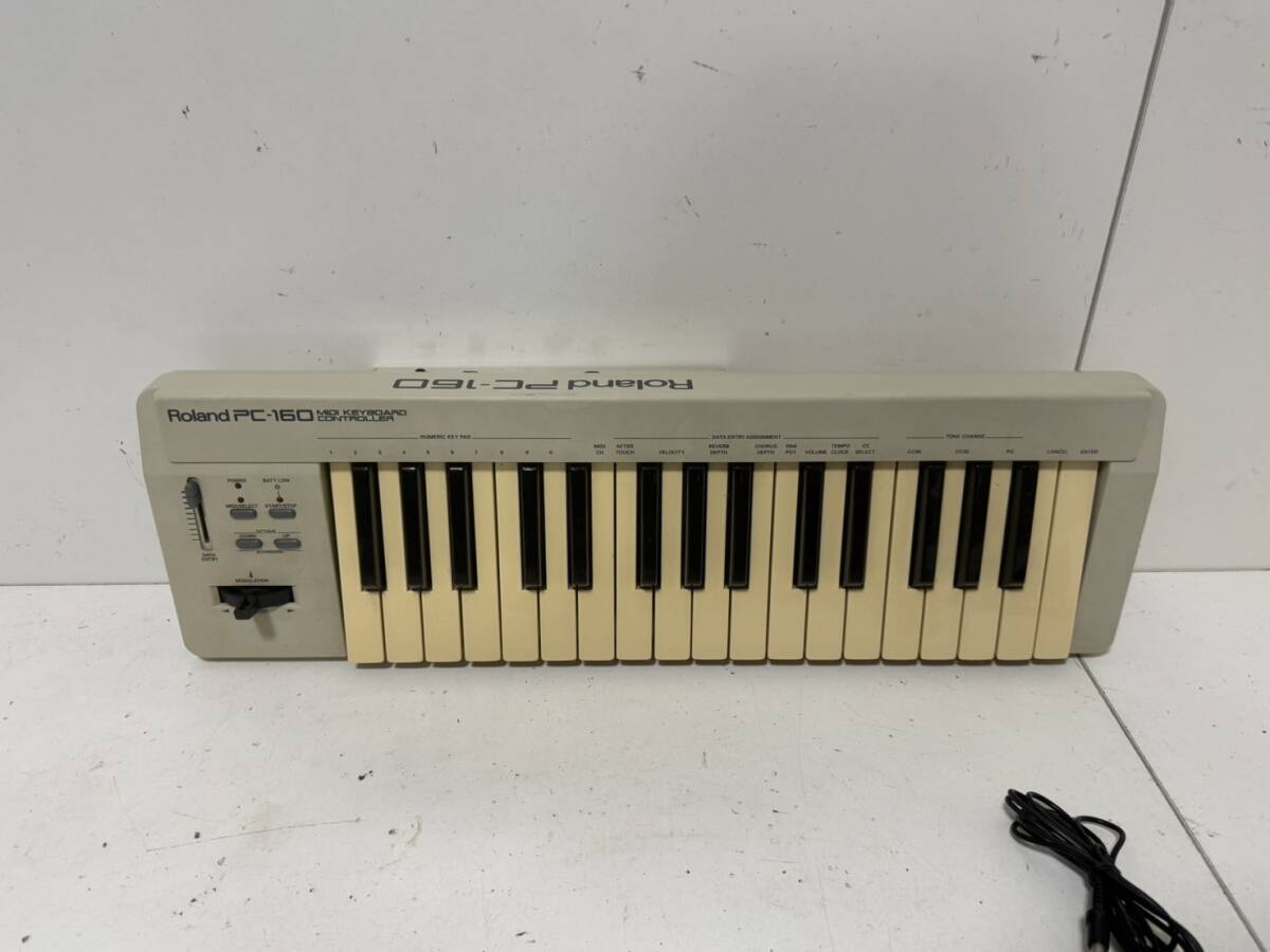 【Roland PC-160 本体 MIDI Keyboard ローランド キーボード アダプタ BOSS PSA-100G】の画像4