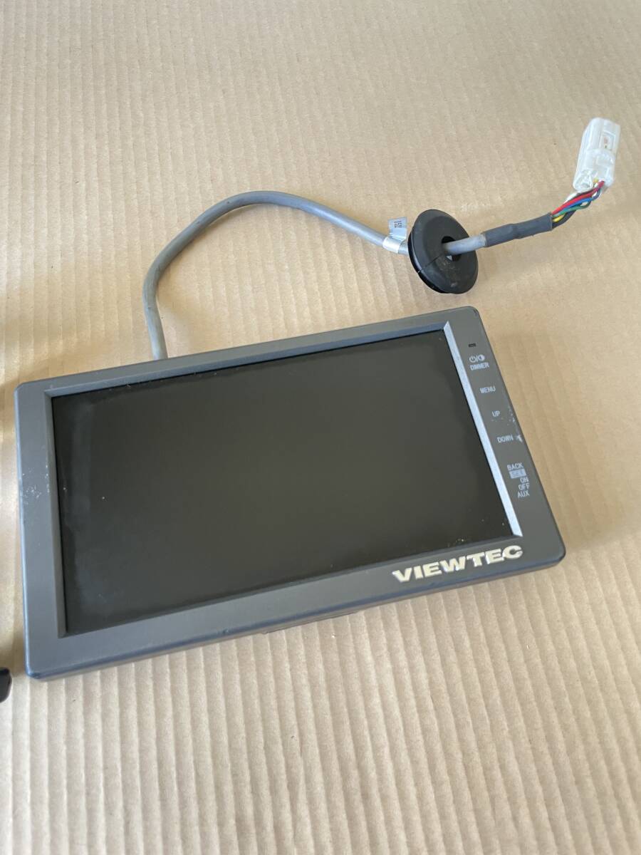 送料無料 ヴューテック VIEWTEC VH-MN20 バックモニター ステー付属 動作確認済み 19243_画像2