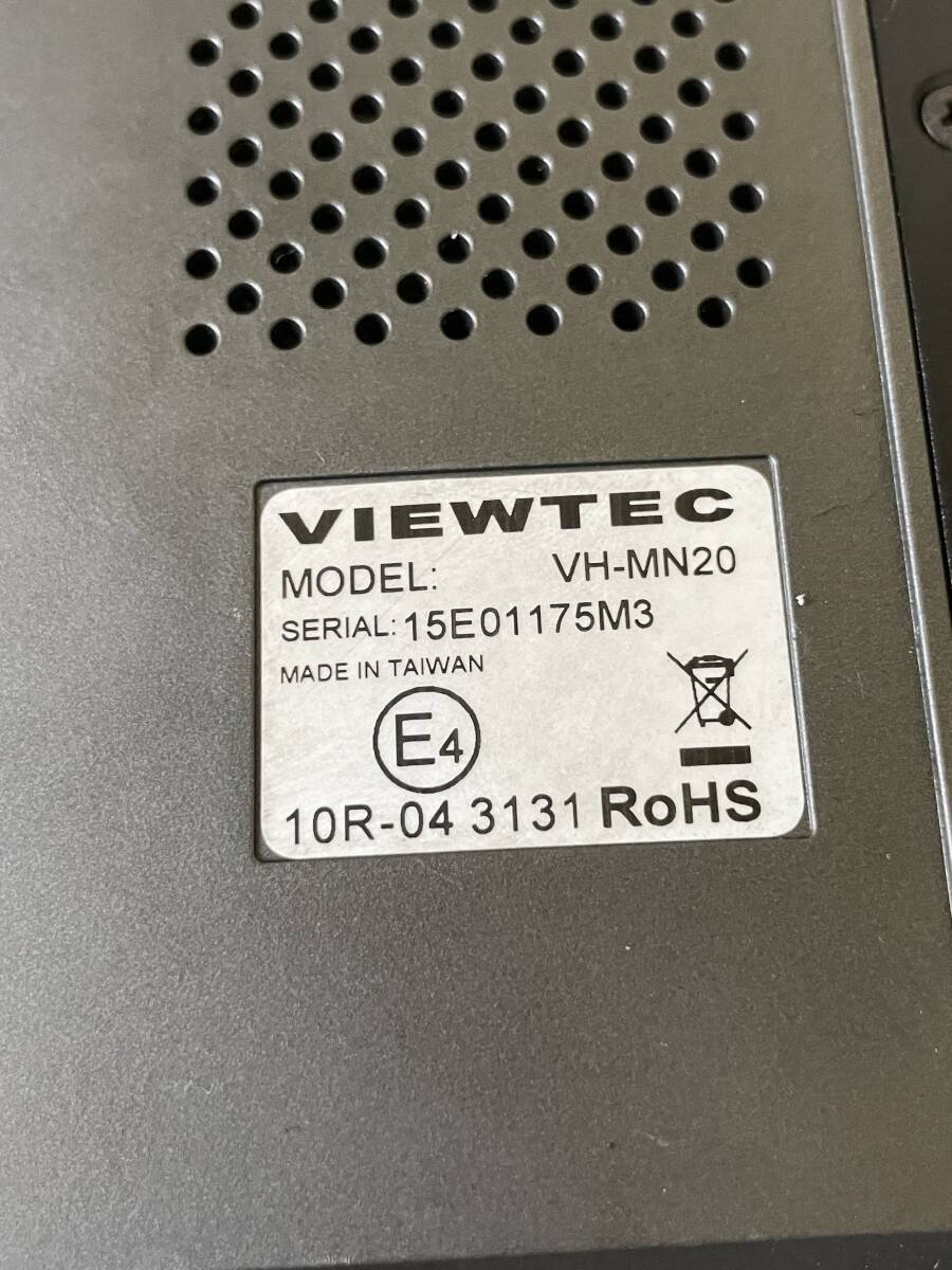 送料無料 ヴューテック VIEWTEC VH-MN20 バックモニター ステー付属 動作確認済み 19243_画像6