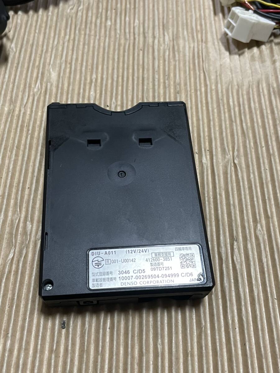 DENSO デンソー ETC 2.0 2.0ETC DIU-A011 GPS付 発話型 12V/24V 動作確認済み 001-U00142 412600-3851 19252の画像7