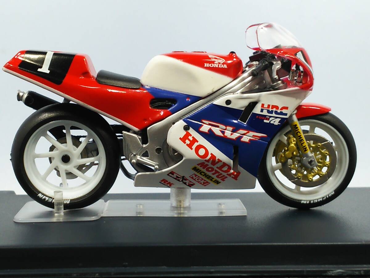 1/24 チャンピオンバイク #55 HONDA RVF750 A.VIEIRA-J.M.MATTIOLI-S.MERTENS (1990) 耐久レース仕様 ホンダ 開封済 送料410円_画像1