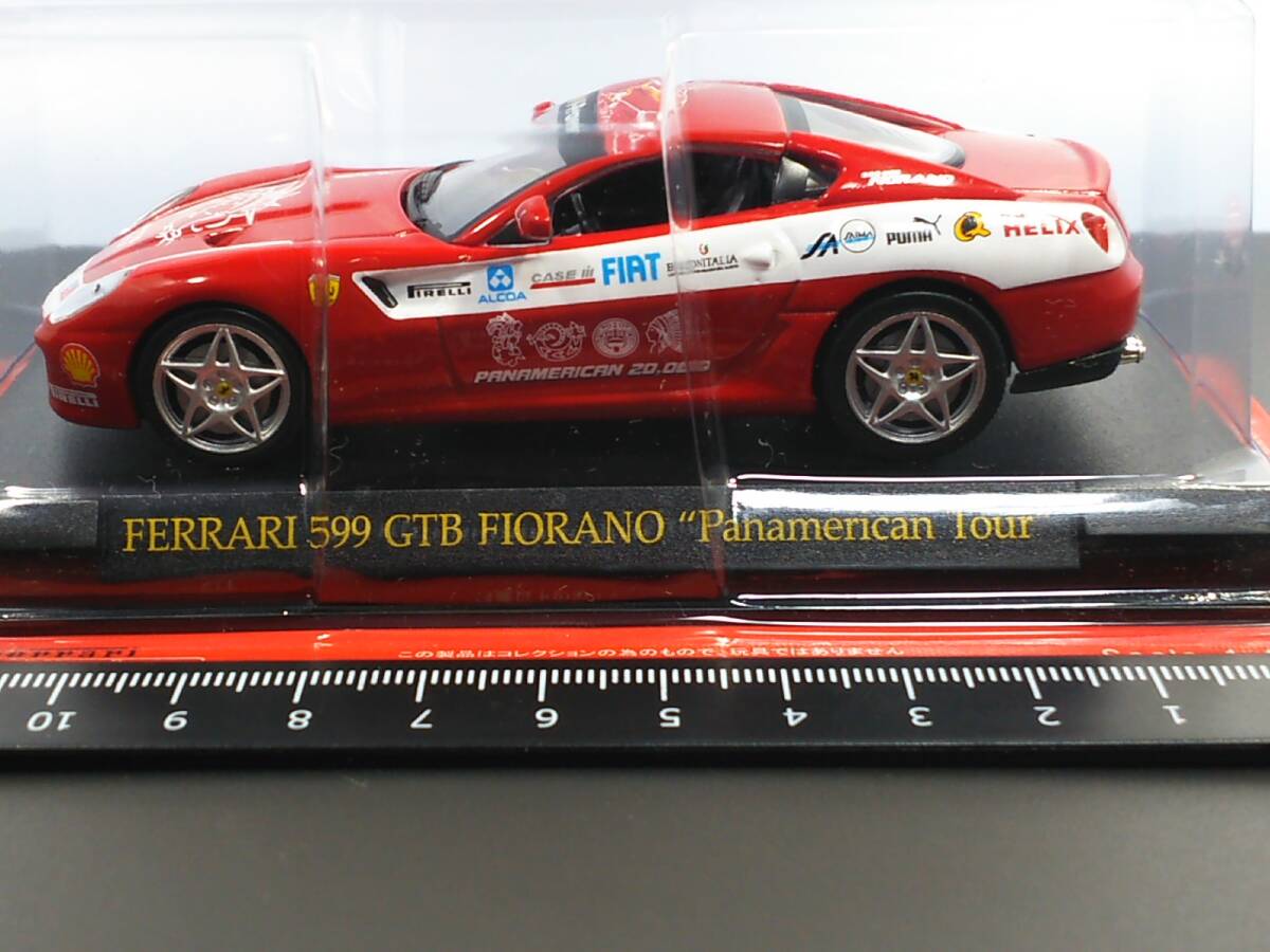 Ferrariコレクション 未開封 #53 599 GTB FIORANO RED パナメリカーナ (2006) 大陸縦断イベント 縮尺1/43 送料410円 同梱歓迎 追跡可_画像2