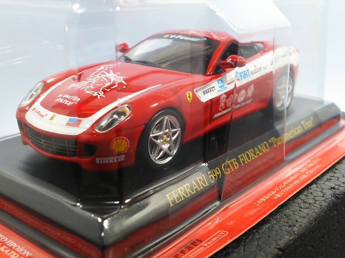 Ferrariコレクション 未開封 #53 599 GTB FIORANO RED パナメリカーナ (2006) 大陸縦断イベント 縮尺1/43 送料410円 同梱歓迎 追跡可_画像4