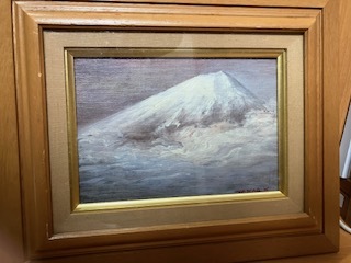 富士山油絵　近藤高雄「真作」 直筆サイン入り 油絵 油彩 風景画_画像1