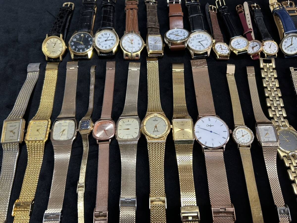 動作未確認品 ジャンク ゴールドカラー 金色 腕時計 100本 セイコー/シチズン/SEIKO/CITIZEN/CASIO ブランド まとめ売り 大量 まとめて_画像7