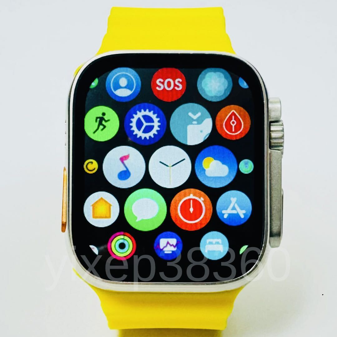 [2024 новейшая модель ]Apple Watch Ultra2 товар-заменитель смарт-часы. большой экран Ultra смарт-часы Android телефонный разговор спорт музыка . средний кислород многофункциональный 