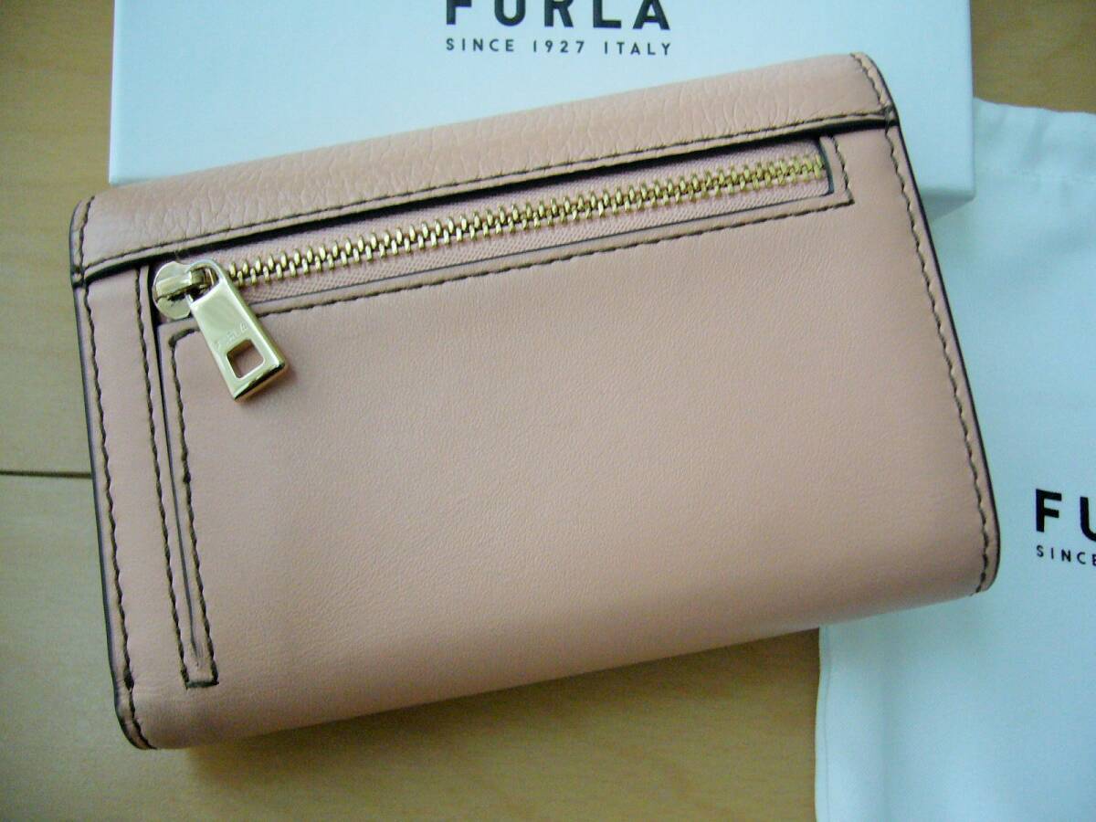 ★美品★【FURLA★フルラ】★財布★三つ折り財布★ウォレット★ピンク★高島屋購入★_画像2