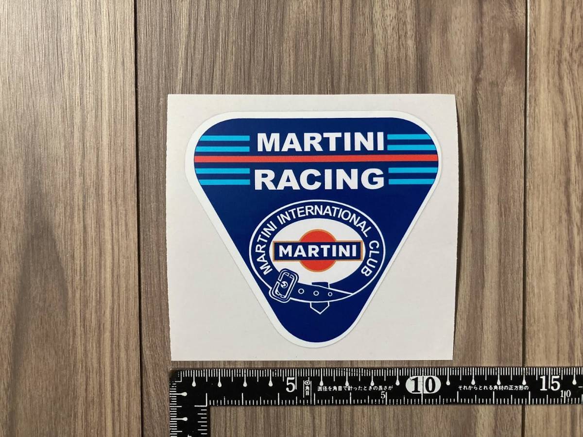 送料無(wú)料 Martini Racing International Club マルティーニ ステッカー 2枚セット 100mm x 95mm