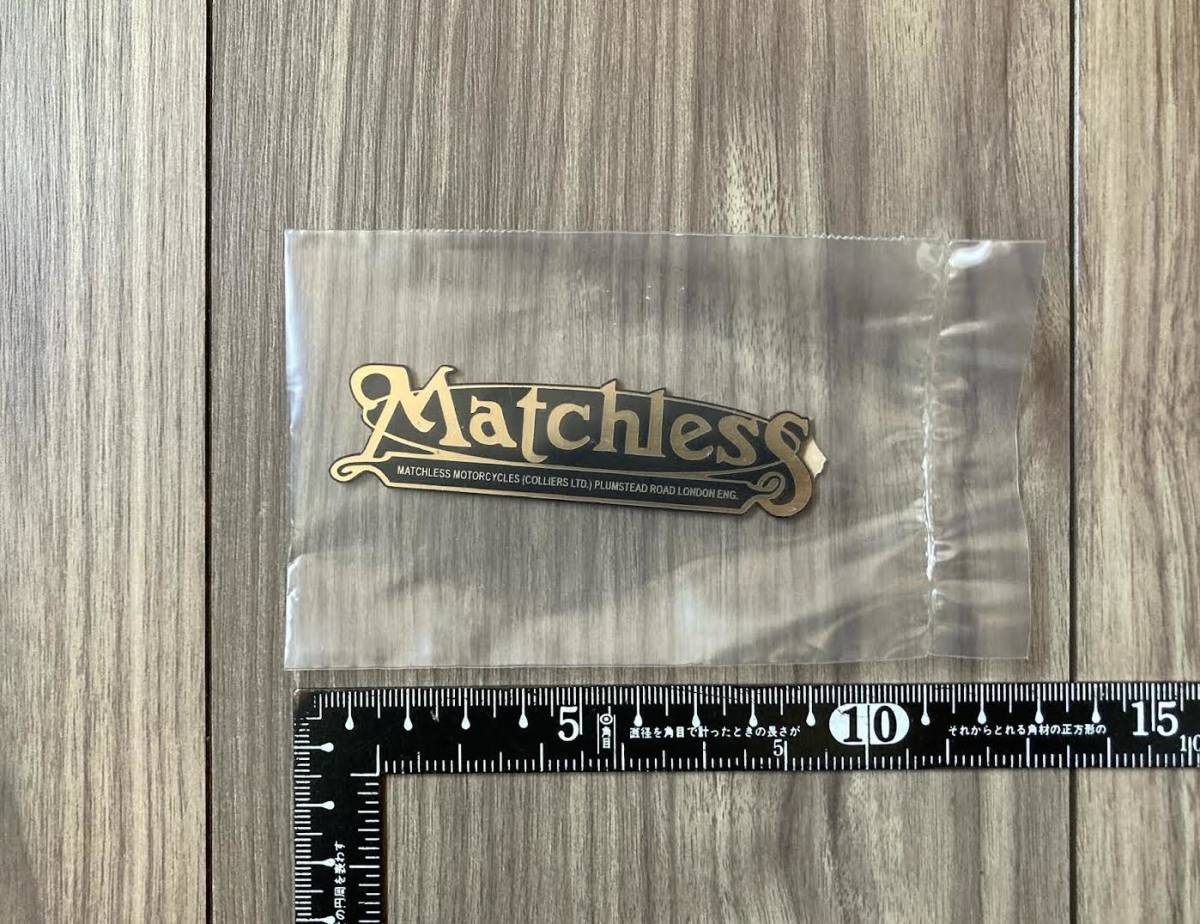 ★送料無料★MATCHLESS マチレス マッチレス エンブレム サイン バッジ