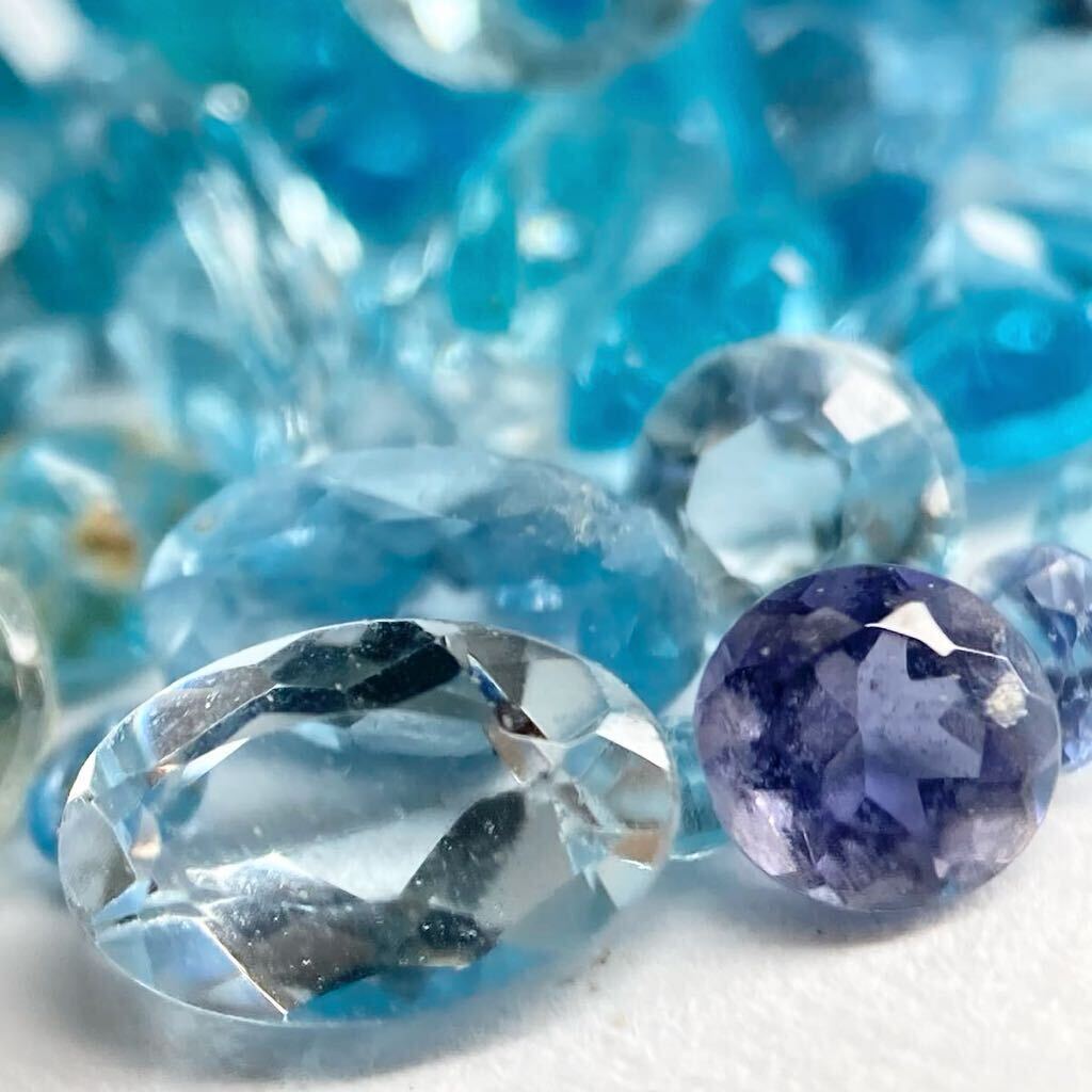# синий серия камень . суммировать #m примерно 100ct/20g масса примерно разрозненный камни не в изделии драгоценнный камень ювелирные изделия jewelry аквамарин голубой топаз кварц шпинель 