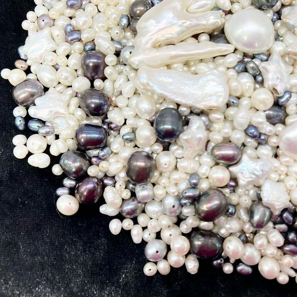 大量!!■本真珠アクセサリーパーツおまとめ■m重量約267g 淡水 バロック ベビーパール baby pearl parts DA0_画像4