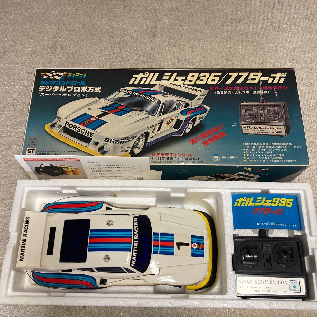 NIKKO Nikko semi tela navy blue series radio control digital Propo system ( super he terrorism Dine ) Porsche 935/77 turbo radio-controller 