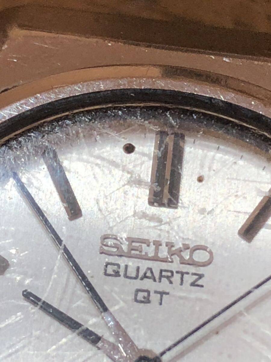 ジャンク SEIKO セイコー 3802-7110 QT 3802-7020 QUARTZ クォーツ 腕時計 不動品 おまとめ 2点セット_画像8