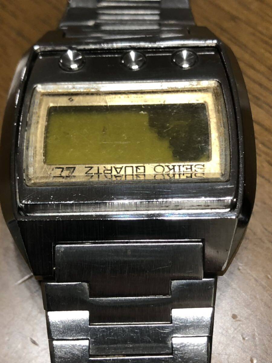 ジャンク SEIKO セイコー 0614-5010 デジタル クォーツ 腕時計 レトロ ビンテージ 不動品_画像3