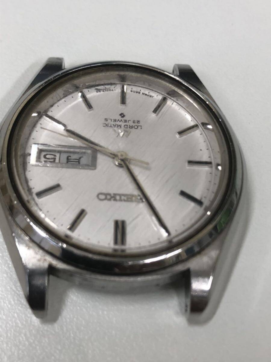 稼働品 SEIKO セイコー LM ロードマチック 5606-7070 デイデイト 自動巻き 腕時計 フェイスのみ _画像2